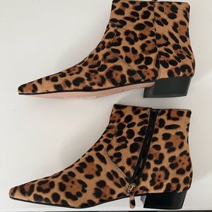 Brand new j crew haircalf ankle boots size 10